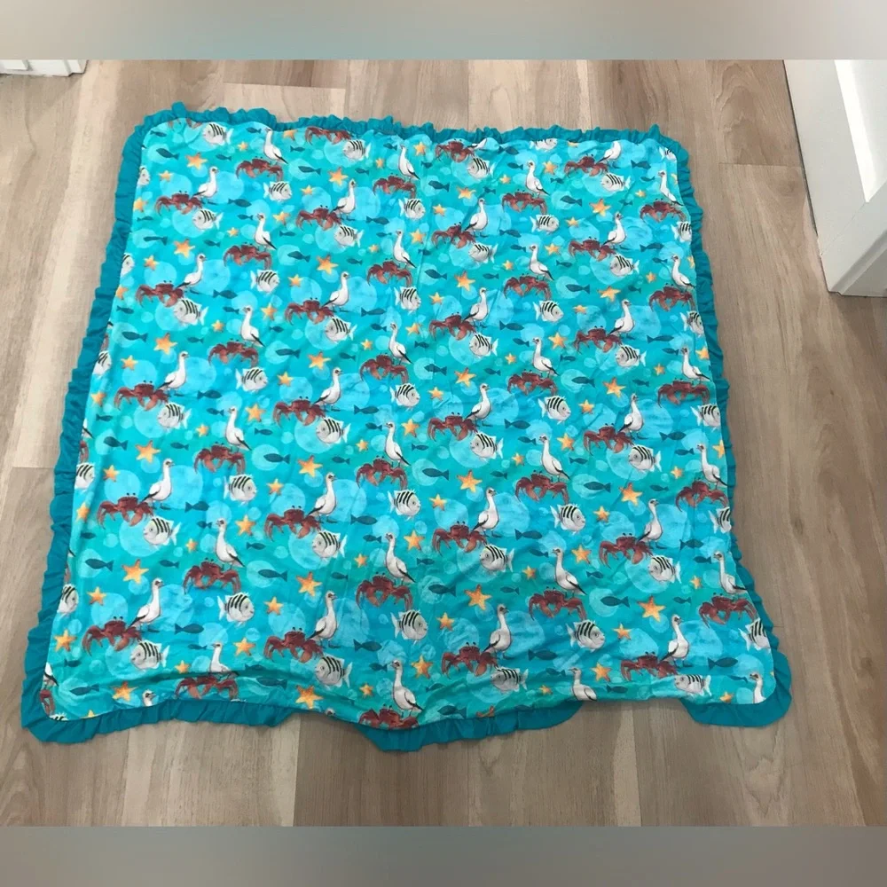 Posh Peanut Disney's The Little Mermaid Ariel & Beach Buddies Ruffled Patoo - Picture 6 of 12